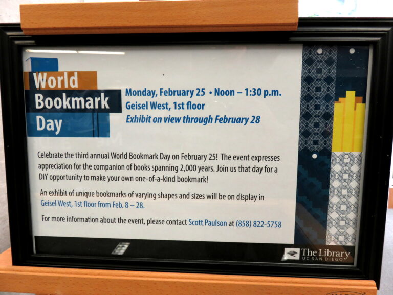 Read more about the article World Bookmark Day 2019