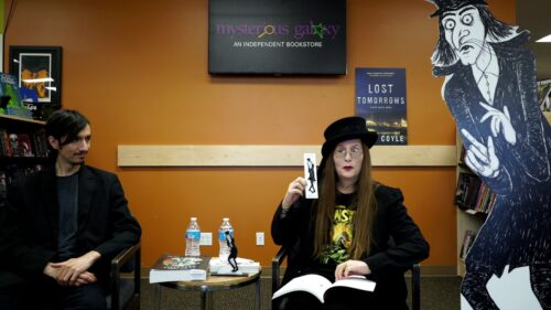 Lori R. Lopez Reading And Presentation At Mysterious Galaxy Bookstore With Mister Snark Bookmark