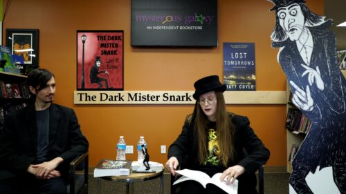 Lori R. Lopez Reading And Presentation At Mysterious Galaxy Bookstore With The Dark Mister Snark