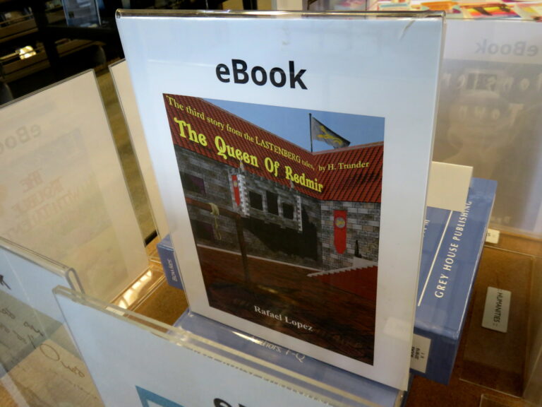 The Queen Of Redmir E-Book by Rafael Lopez On Display at 54th San Diego Local Authors Exhibit