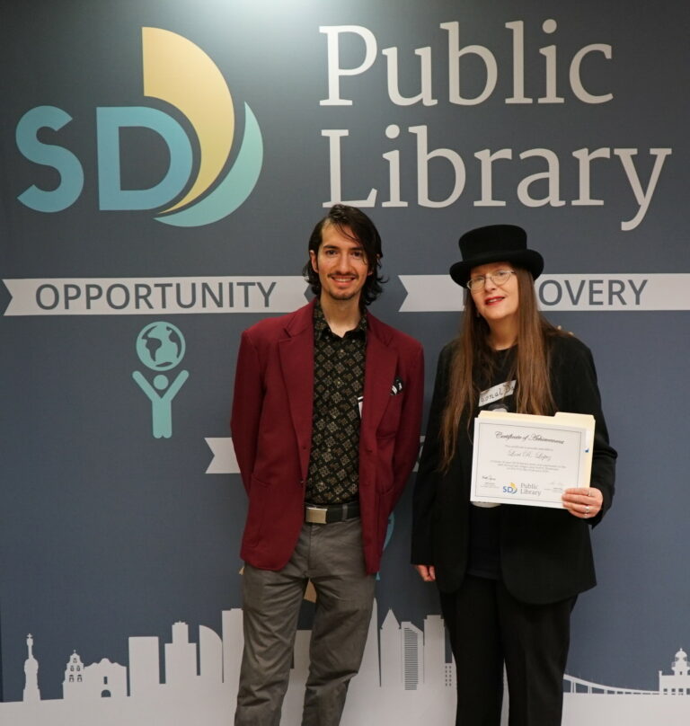 Rafael Lopez and Lori R. Lopez at 54th San Diego Local Authors Exhibit