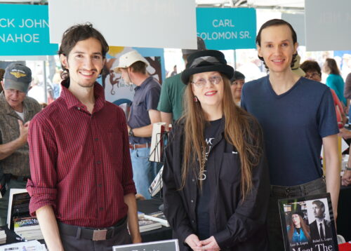 San Diego Festival Of Books August 2018 - Author Lori R. Lopez, Rafael Lopez & Noel Lopez in Author Alley