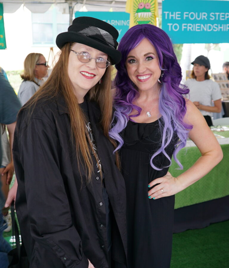 San Diego Festival Of Books August 2018 - Horror Author Lori R. Lopez with Sheri Fink