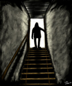The Dark Down There E-Book Cover Artwork by Artist Lori R. Lopez